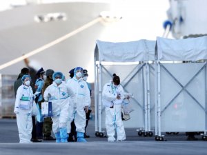 Japonya'da karantinadaki gemide 44 kişide daha 'Kovid-19' tespit edildi