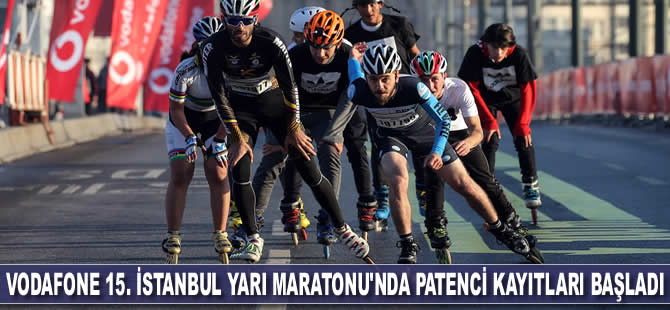 Vodafone 15. İstanbul Yarı Maratonu'nda patenci kayıtları başladı