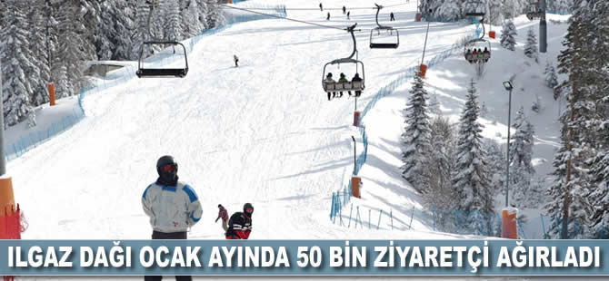 Ilgaz Dağı ocak ayında 50 bin ziyaretçi ağırladı