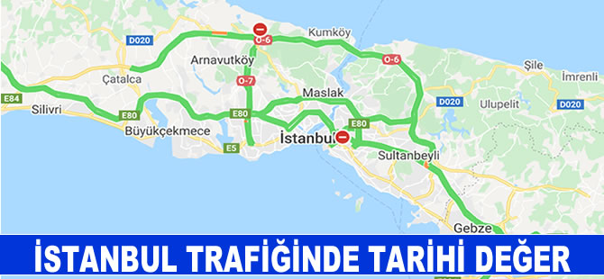 İstanbul trafiğinde tarihi değer