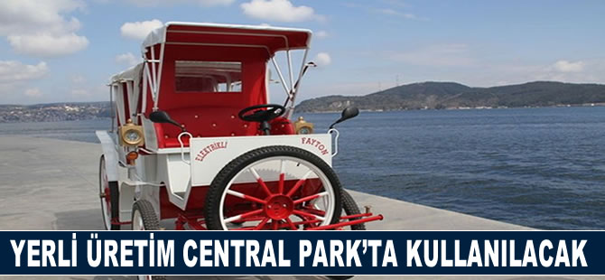 Yerli üretim Central Park'ta kullnaılacak