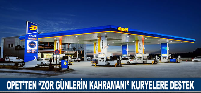 Opet'ten "zor günlerin kahramanı" kuryelere destek