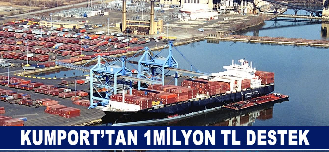 Kumport'tan 1milyon TL destek