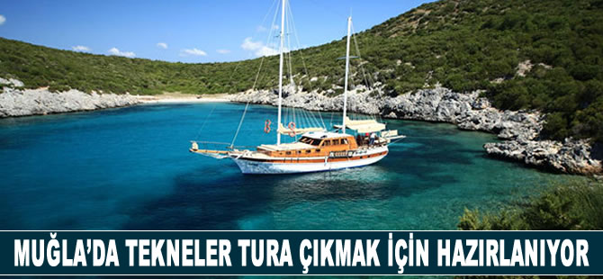 Muğla'da tekneler tura çıkmak için hazırlanıyor