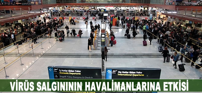 Virüs salgınının havalimanlarına etkisi