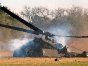 ABD'de mısır tarlasına helikopter düştü