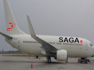 Saga, Onur Havayollarına uçağını kiraladı