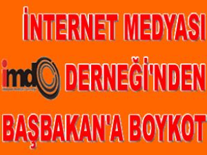 İnternet Medyası'ndan Başbakan'a boykot