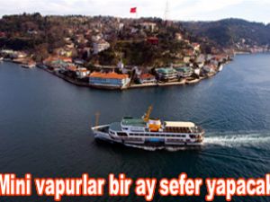 İstanbul Boğazı'na denizbüs geliyor