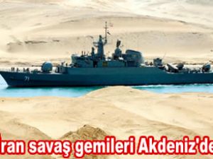 İran'a ait savaş gemileri Akdeniz'e açıldı