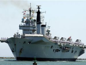 HMS Invincible, İzmir'e doğru yola çıktı