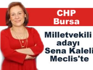 CHP Milletvekili adayı Sena Kaleli Meclis'te