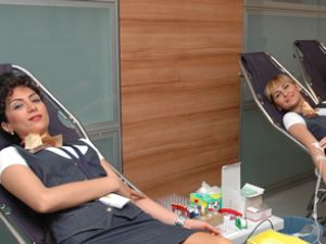 Sky Airlines çalışanlarından kan bağışı