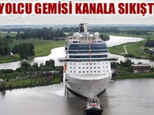 Celebrity Silhouette nehir kanalına sıkıştı