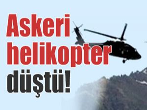 Nevşehir'de askeri helikopter düştü!