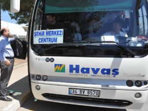 HAVAŞ'ın yolcu taşıma hizmeti durduruldu