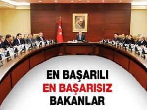 En başarılı Bakanlar belli oldu