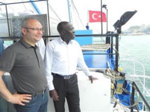 Gambiya Büyükelçisi'nin tekne keyfi