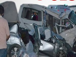 Çankırı'da feci trafik kazası: 9 ölü, 1yaralı