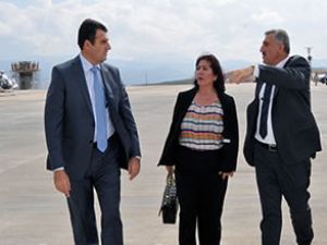 Orhan Birdal, Uzunyazı Havalimanı'nı inceledi