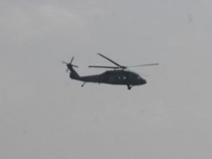 Kars'ta askeri helikoptere saldırı