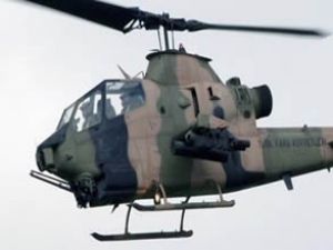 Askeri helikopter Kırşehir'e acil iniş yaptı