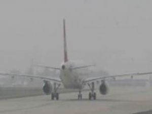Nevşehir'de uçak seferlerine sis engeli