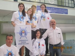 Çanakkale yüzücüleri Türkiye şampiyonu