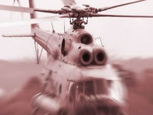Romanya'da helikopter düştü