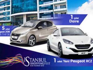 İstanbul Shopping Festte Peugeot kazanma şansı