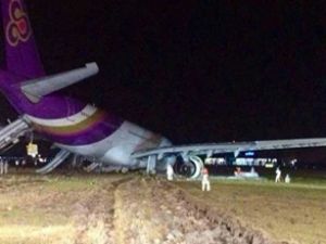 Tayland'da uçak pistten çıktı: 14 yaralı