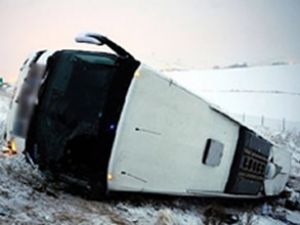 Sivas'taki otobüs kazasında şoför tutuklandı