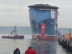 Polarsyssel gemisi törenle denize indirildi
