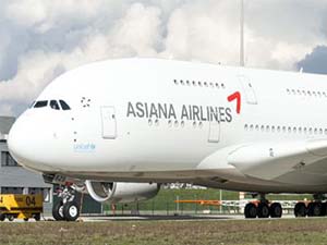 Asiana Airlines, ilk A380 uçağını teslim aldı