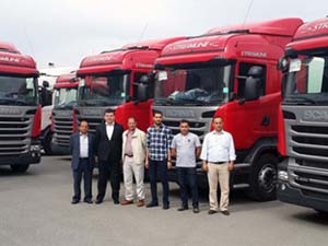 Scania bayisi Erçal'dan 4 firmaya 22 araçlık teslimat