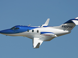 HondaJet, ilk deneme uçuşunu ABD'de yaptı