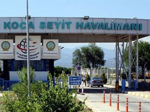 Koca Seyit Havalimanı'nda rekor uçuş