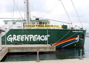 Greenpeace gemisinin yeni rotası Bursa