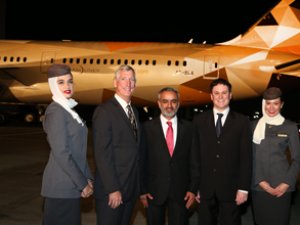 ETIHAD'ın ilk boeıng 787-9 uçağı