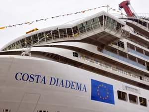 İlk seferine çıkan Costa Diadema, İzmir'e göz kırpıyor