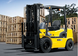 Hyundai forkliftleri Türkiye'yi dolaşıyor