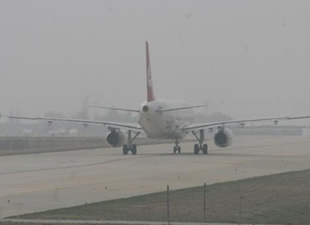 Diyarbakır’da yoğun sis uçak seferlerini iptal ettirdi