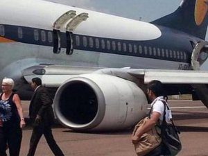 Hindistan'da ilginç uçak kazası