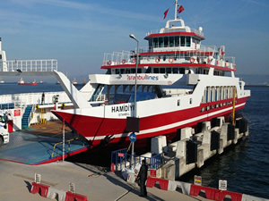 İstanbullines'ın yeni feribotu Hamidiye Eskihisar-Tavşanlı hattında sefere başladı