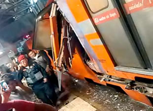 Meksikada korkunç tren kazası
