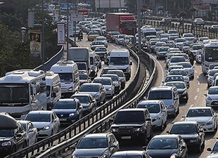 Trafikteki araç sayısı yüzde 33 arttı