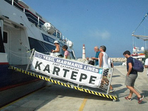 Bodrum'dan Yunanistan'ın Leros Adası'na deniz otobüsü seferleri başladı