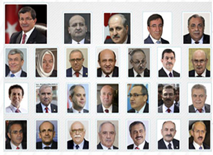 Başbakan Davutoğlu, seçim hükümetinin bakanlarını açıkladı