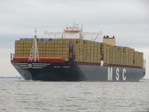 MSC Maya, İngiltere’nin Southampton Limanı’nı ziyaret etti