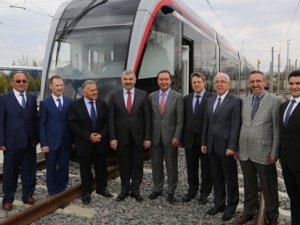 Bozankaya’nın ilk yerli üretim tramvayı Kayseri’ye geldi